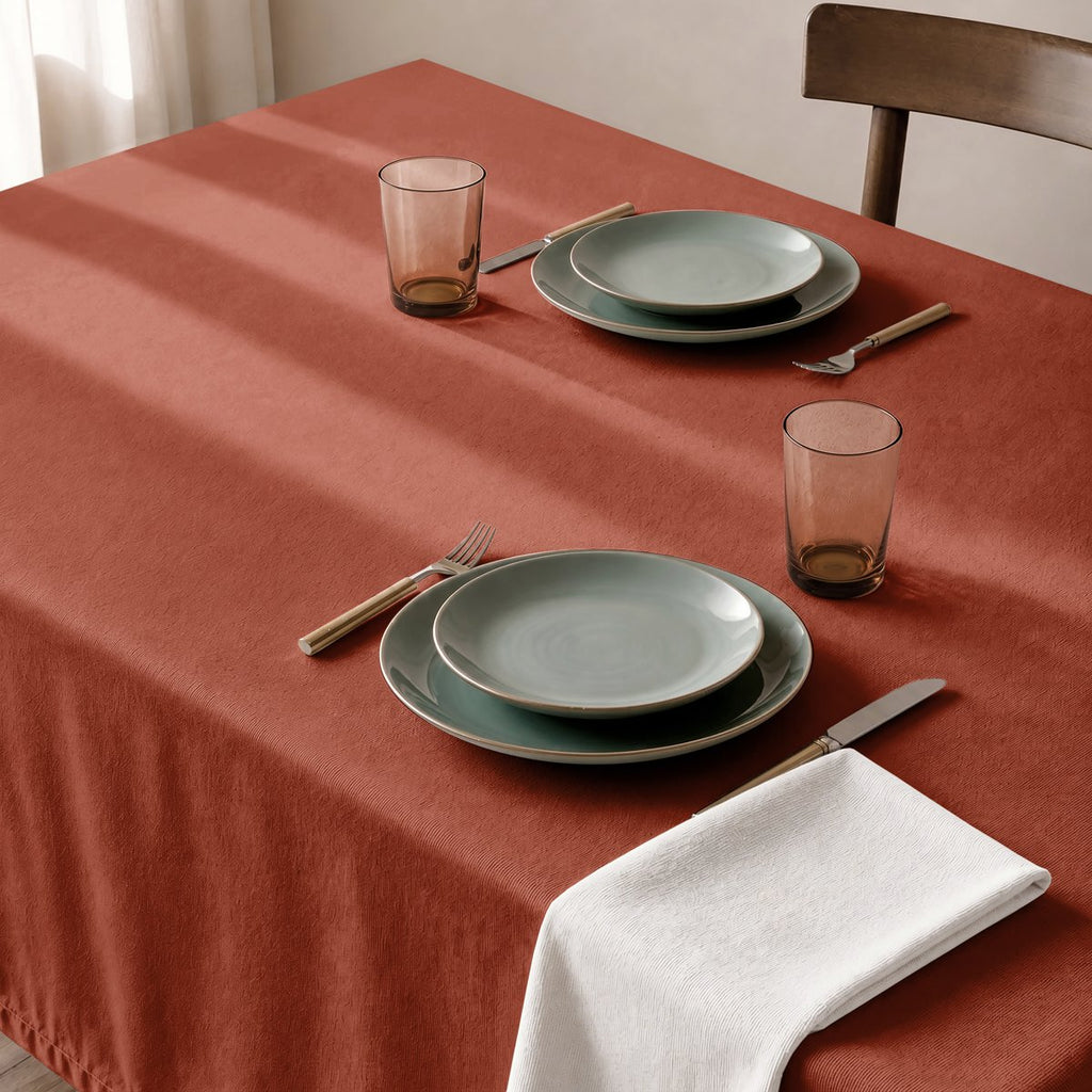 Mantel Antimanchas Trim Terracota