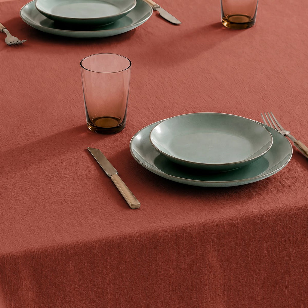 Mantel Antimanchas Trim Terracota