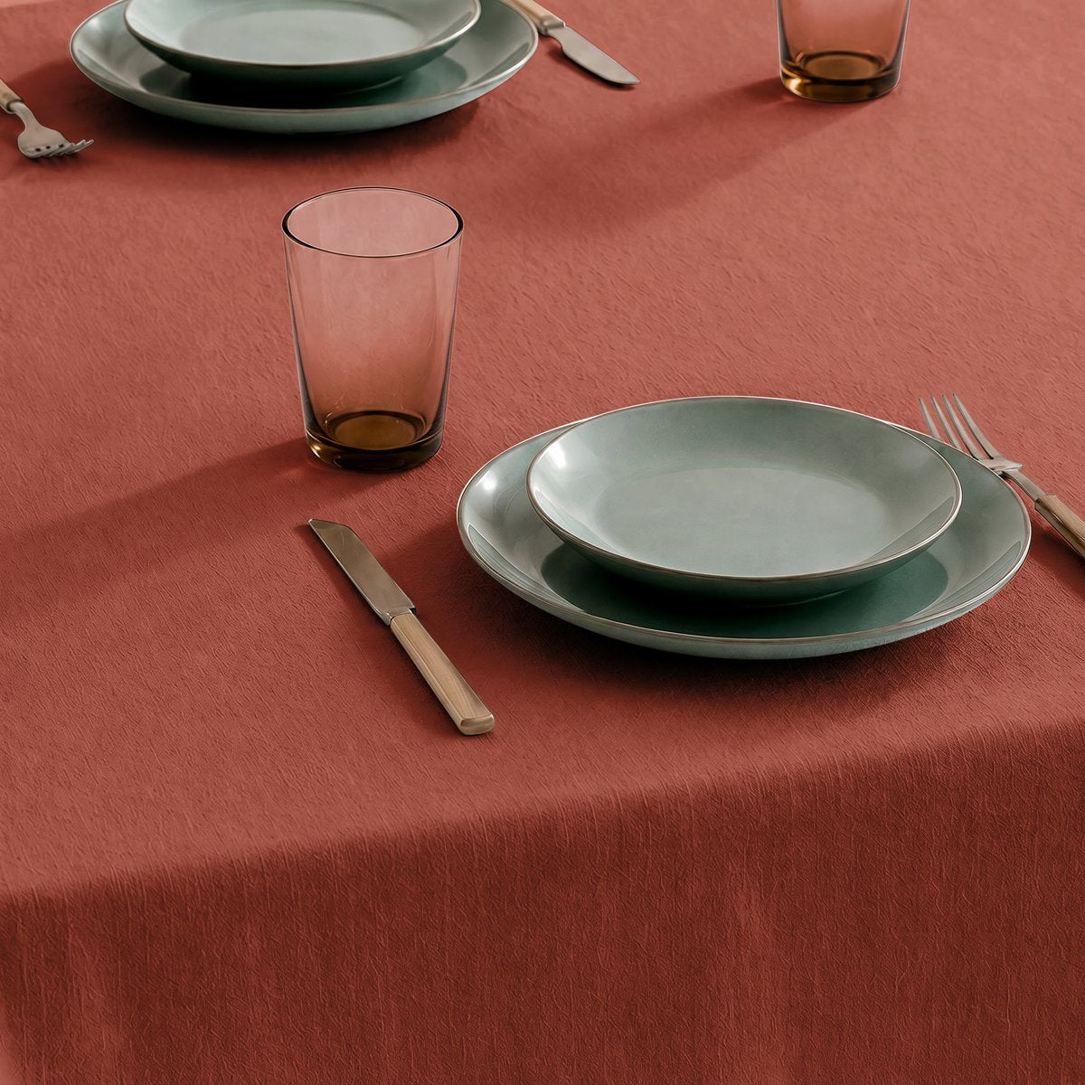Mantel Antimanchas Trim Terracota