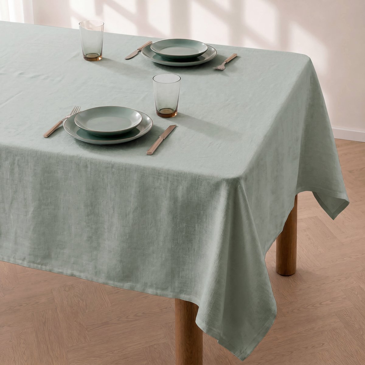 Mantel Antimanchas Trim Aqua