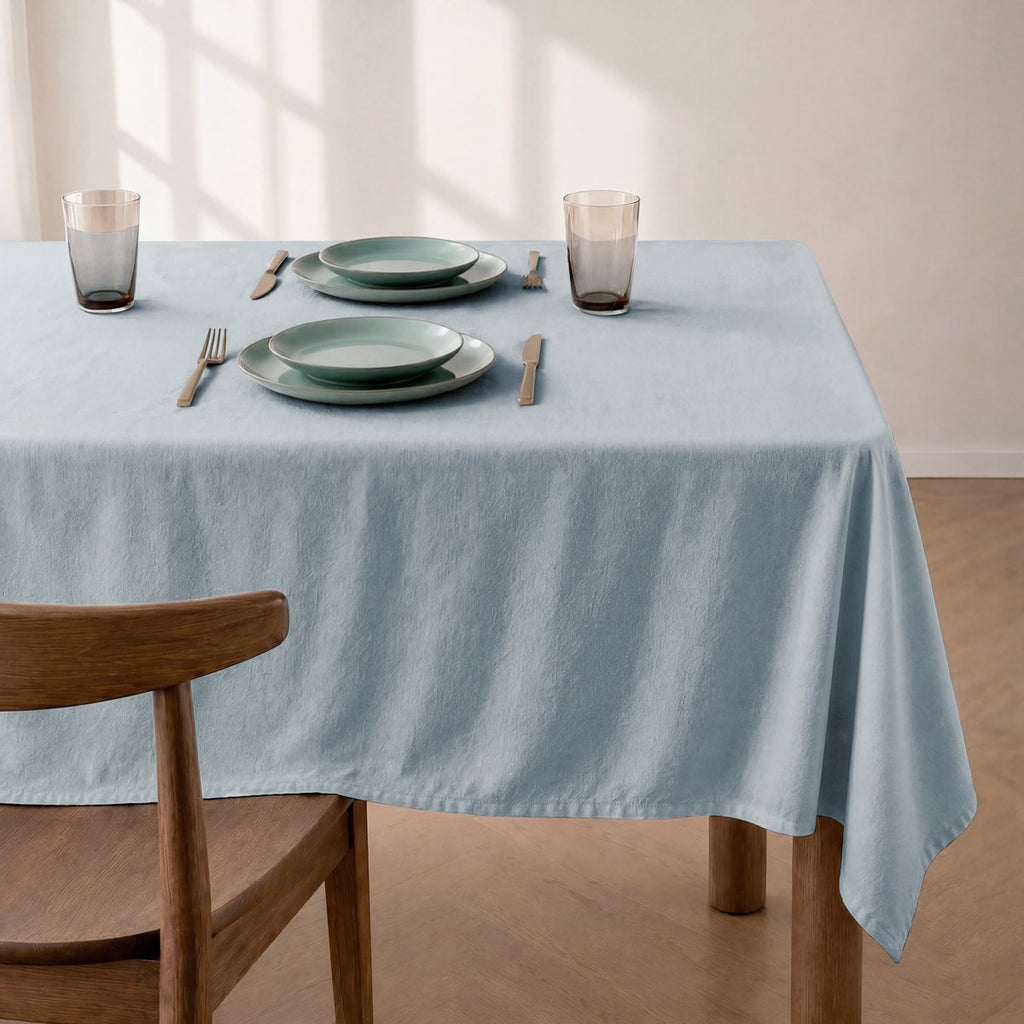 Mantel Antimanchas Trim Blue