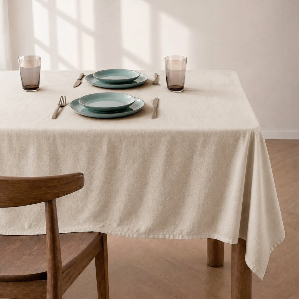 Mantel Antimanchas Trim Ivory