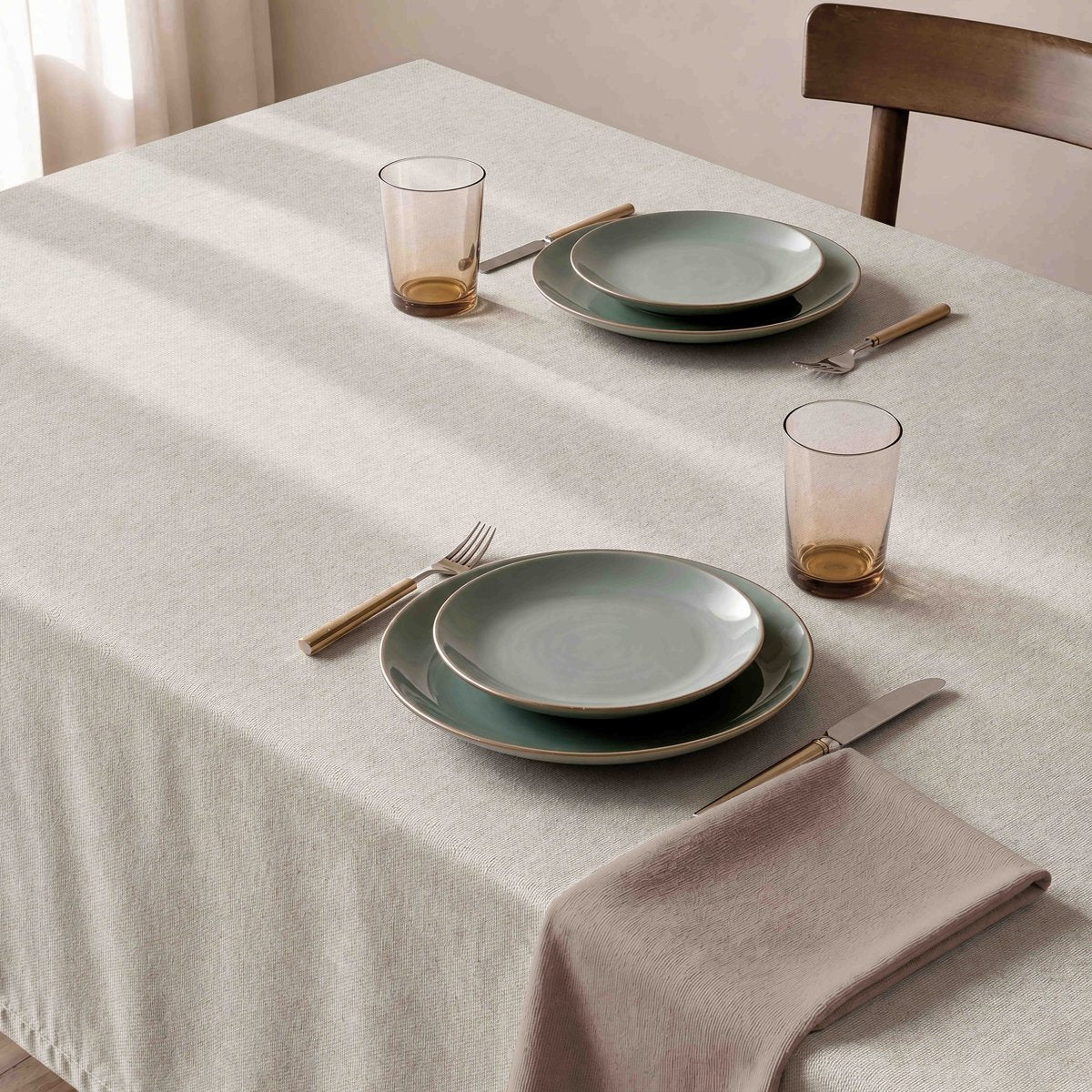 Mantel Antimanchas Trim Linen