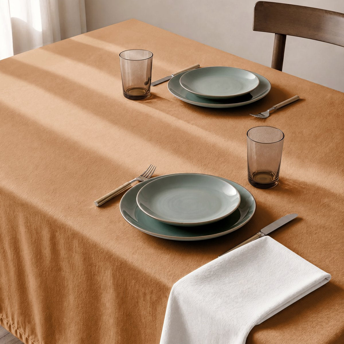 Mantel Antimanchas Trim Ochre