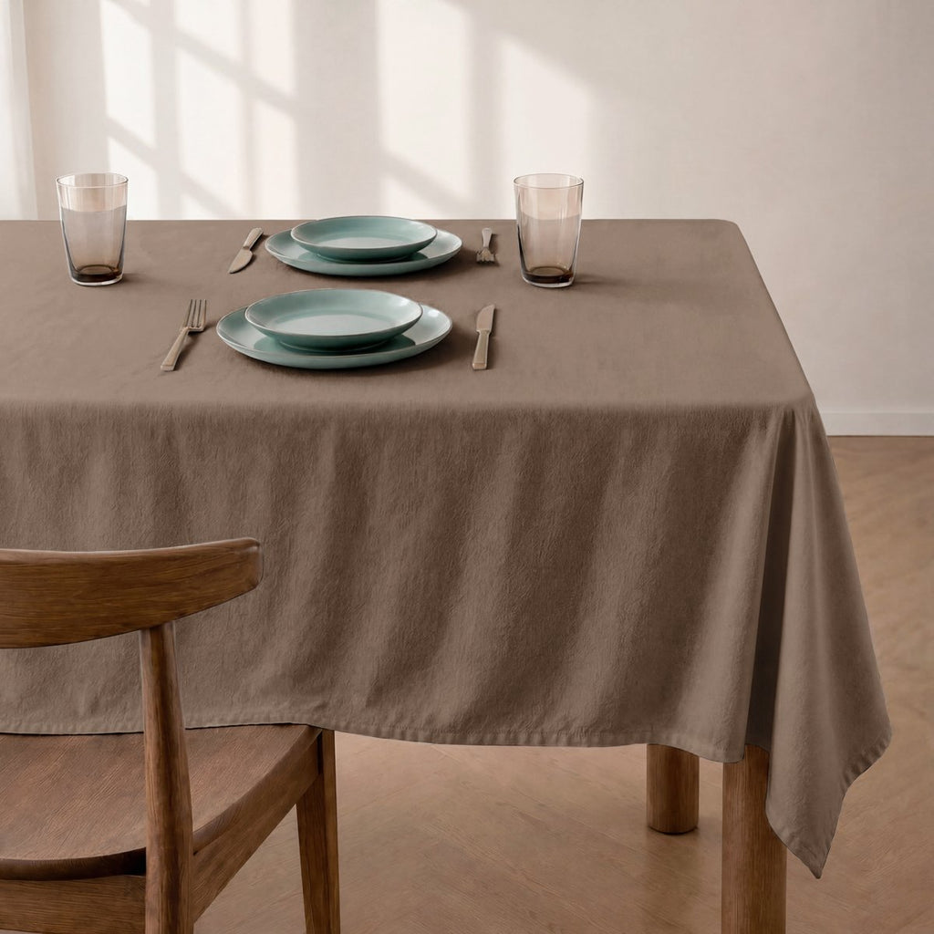 Mantel Antimanchas Trim Brown