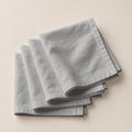 Pack 4 Servilletas Trim Pearl