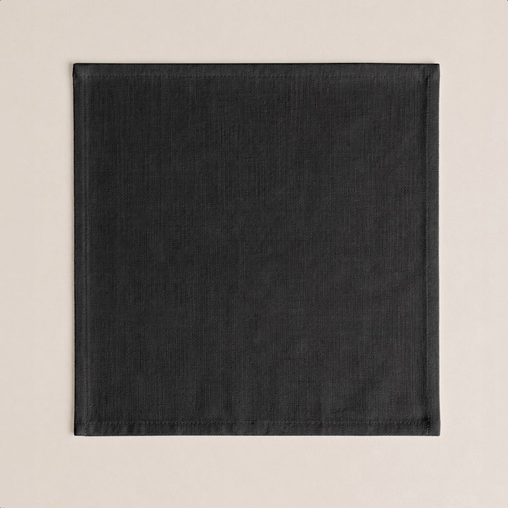 Pack 4 Servilletas Trim Black