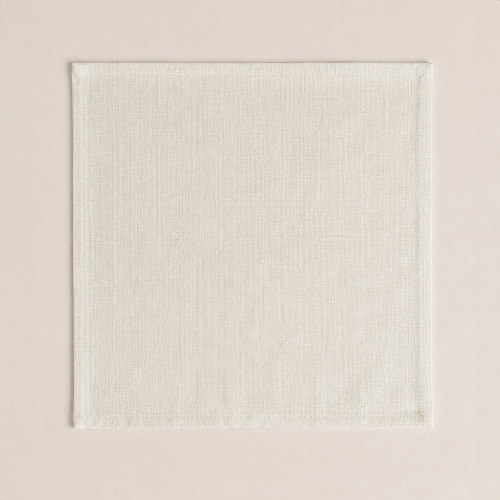 Pack 4 Servilletas Trim Ivory