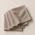 Pack 4 Servilletas Trim Moka
