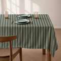 Mantel Antimanchas Rayas Verde · Horizon