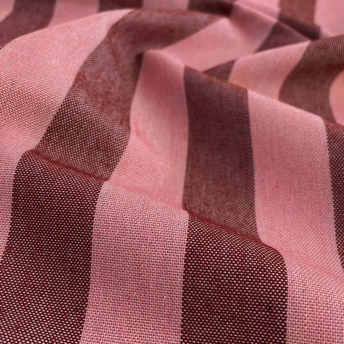 Mantel Antimanchas Rayas Rojo y Rosa · Horizon
