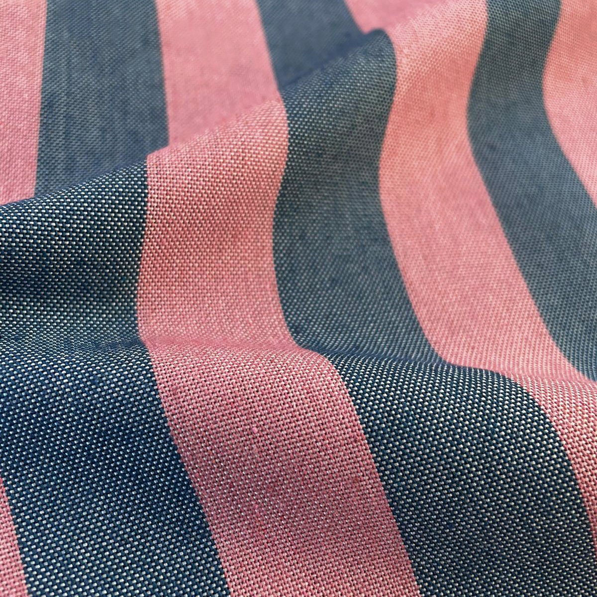 Mantel Antimanchas Rayas Azul y Rosa · Horizon