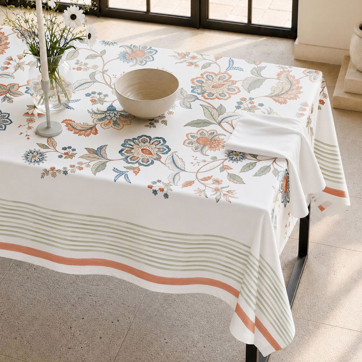 Mantel Antimanchas Aurore Multicolor · Pierre Cardin