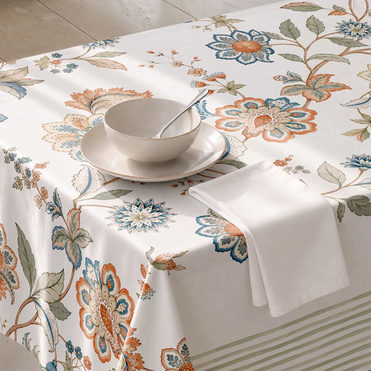 Mantel Antimanchas Aurore Multicolor · Pierre Cardin