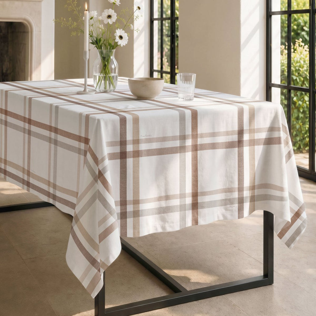 Mantel Antimanchas Brume Beige · Pierre Cardin