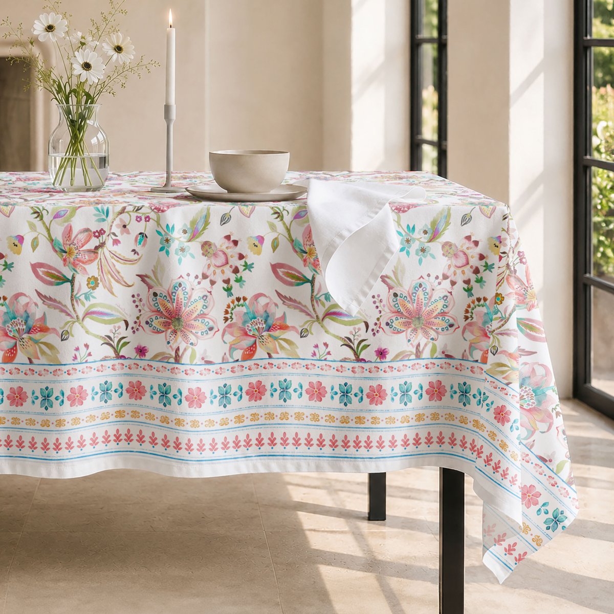 Mantel Antimanchas Cecile Multicolor · Pierre Cardin