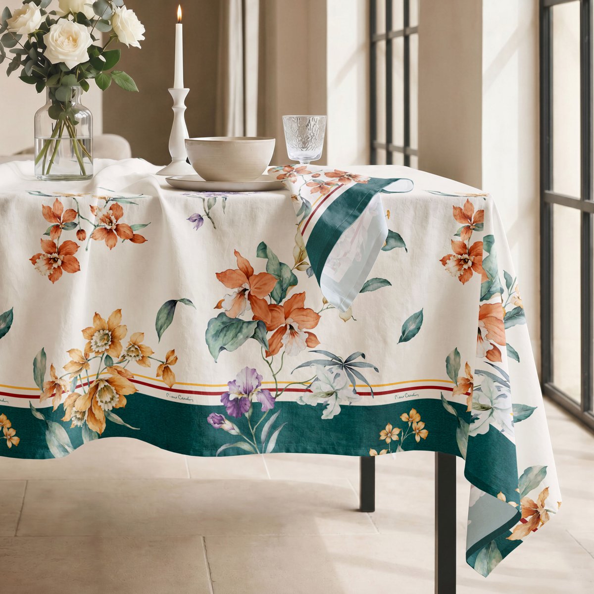 Mantel Antimanchas Divine Multicolor · Pierre Cardin