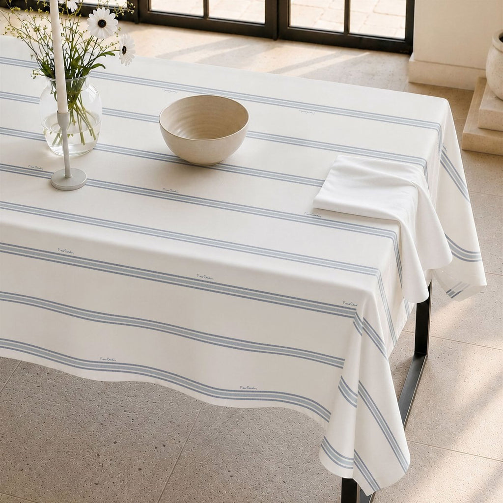 Mantel Antimanchas Fleur Azul · Pierre Cardin