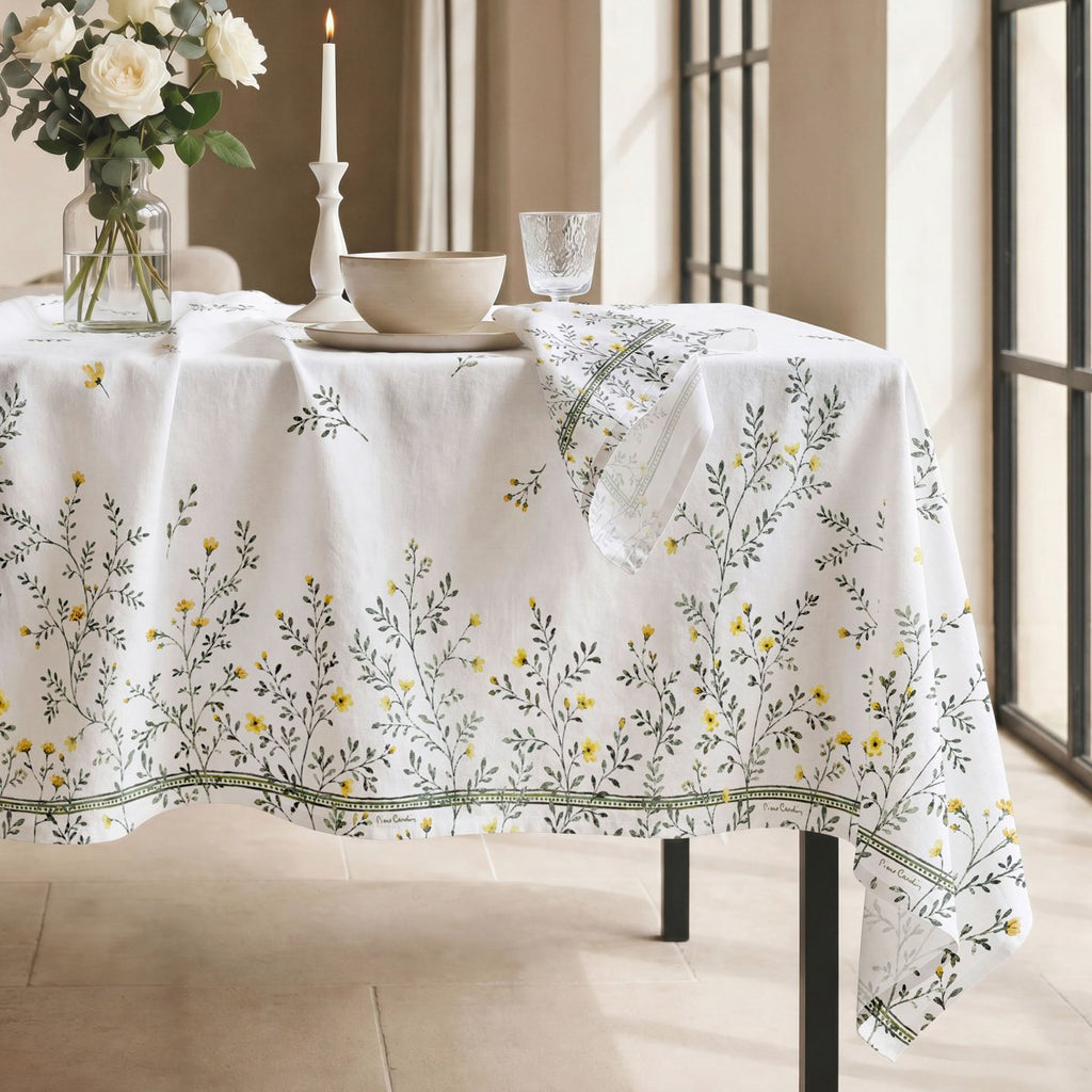 Mantel Antimanchas Jasmin Verde · Pierre Cardin