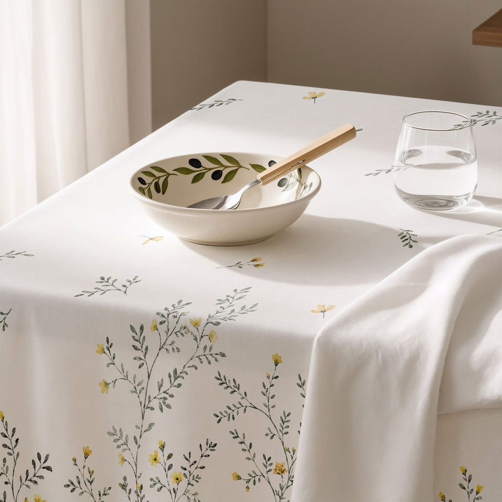 Mantel Antimanchas Jasmin Verde · Pierre Cardin