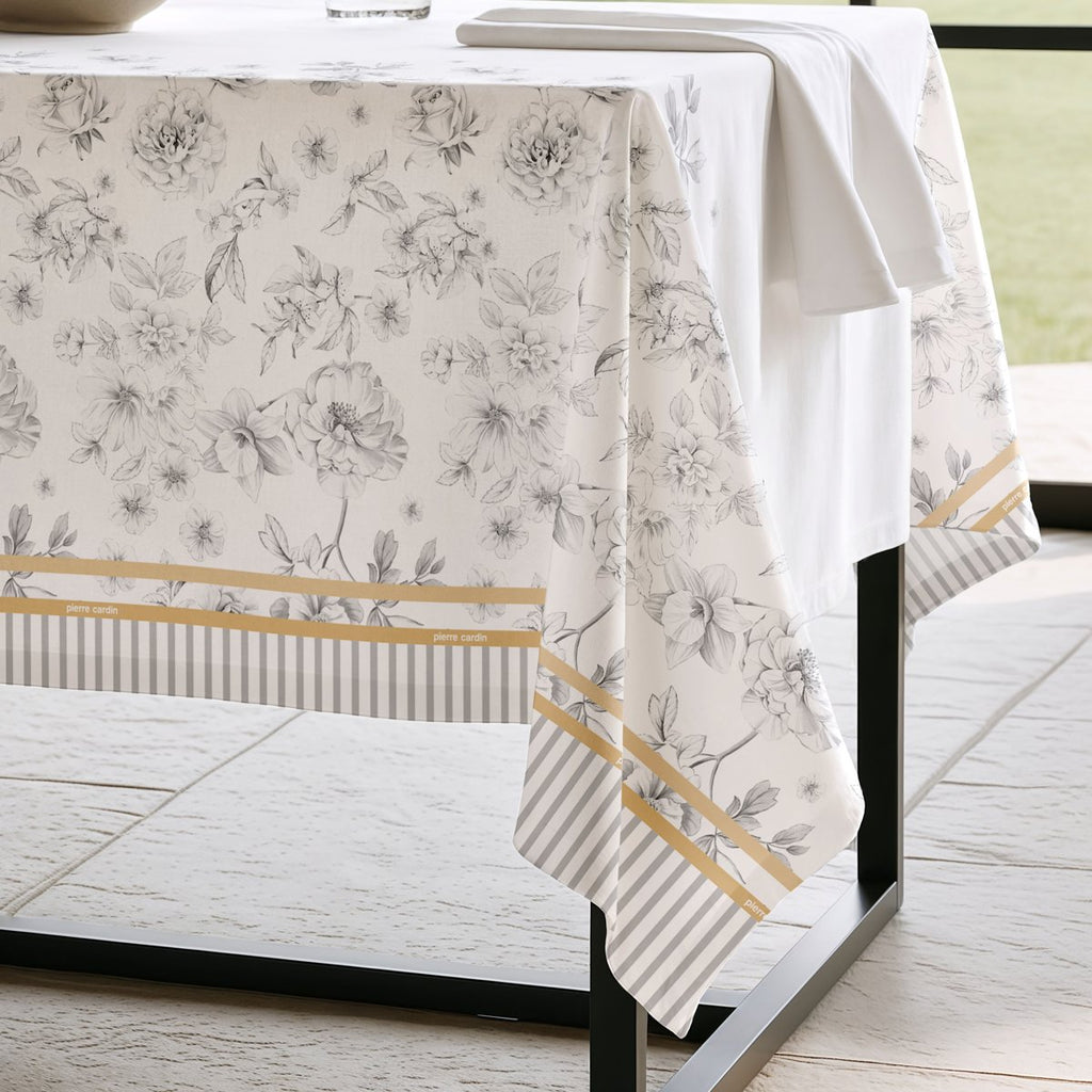 Mantel Antimanchas Nacre Gris · Pierre Cardin