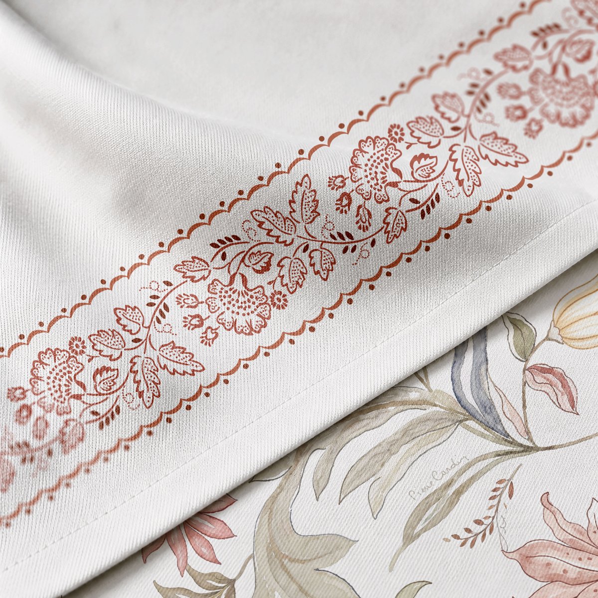 Mantel Antimanchas Opale White · Pierre Cardin