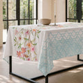 Mantel Antimanchas Pauline Azul · Pierre Cardin