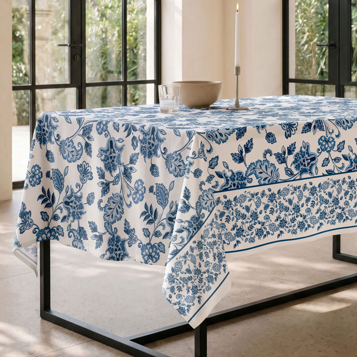 Mantel Antimanchas Saphir Azul · Pierre Cardin