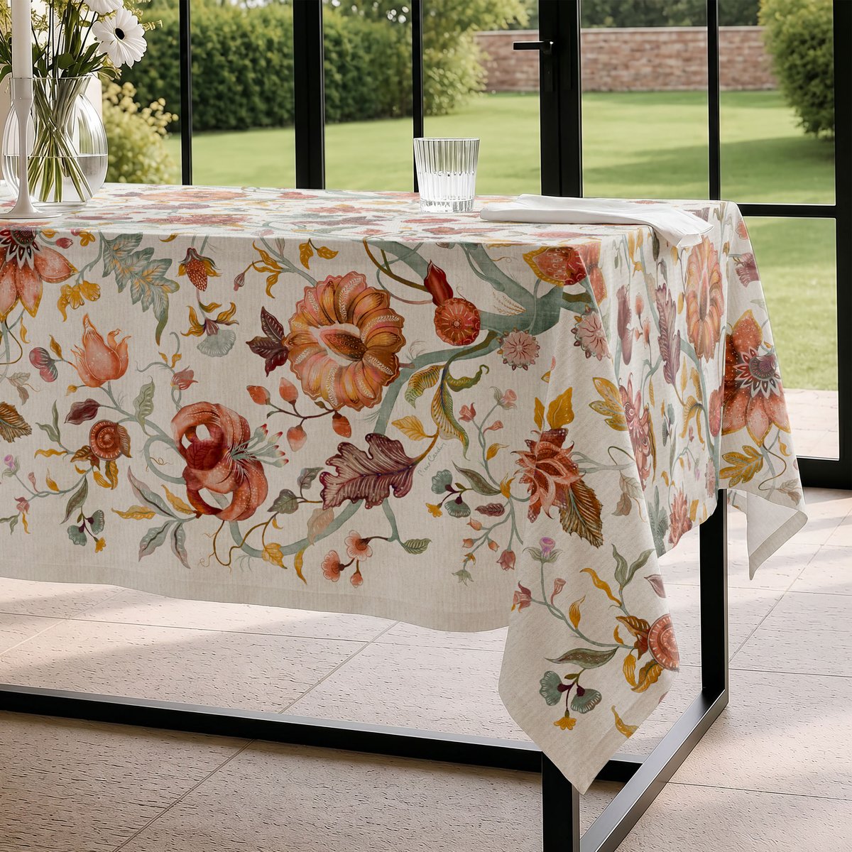 Mantel Antimanchas Simone Multicolor · Pierre Cardin