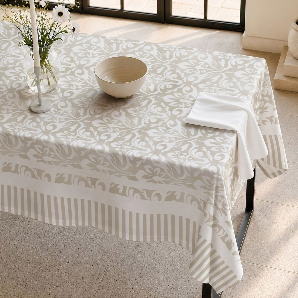 Mantel Antimanchas Belleville Beige · Pierre Cardin