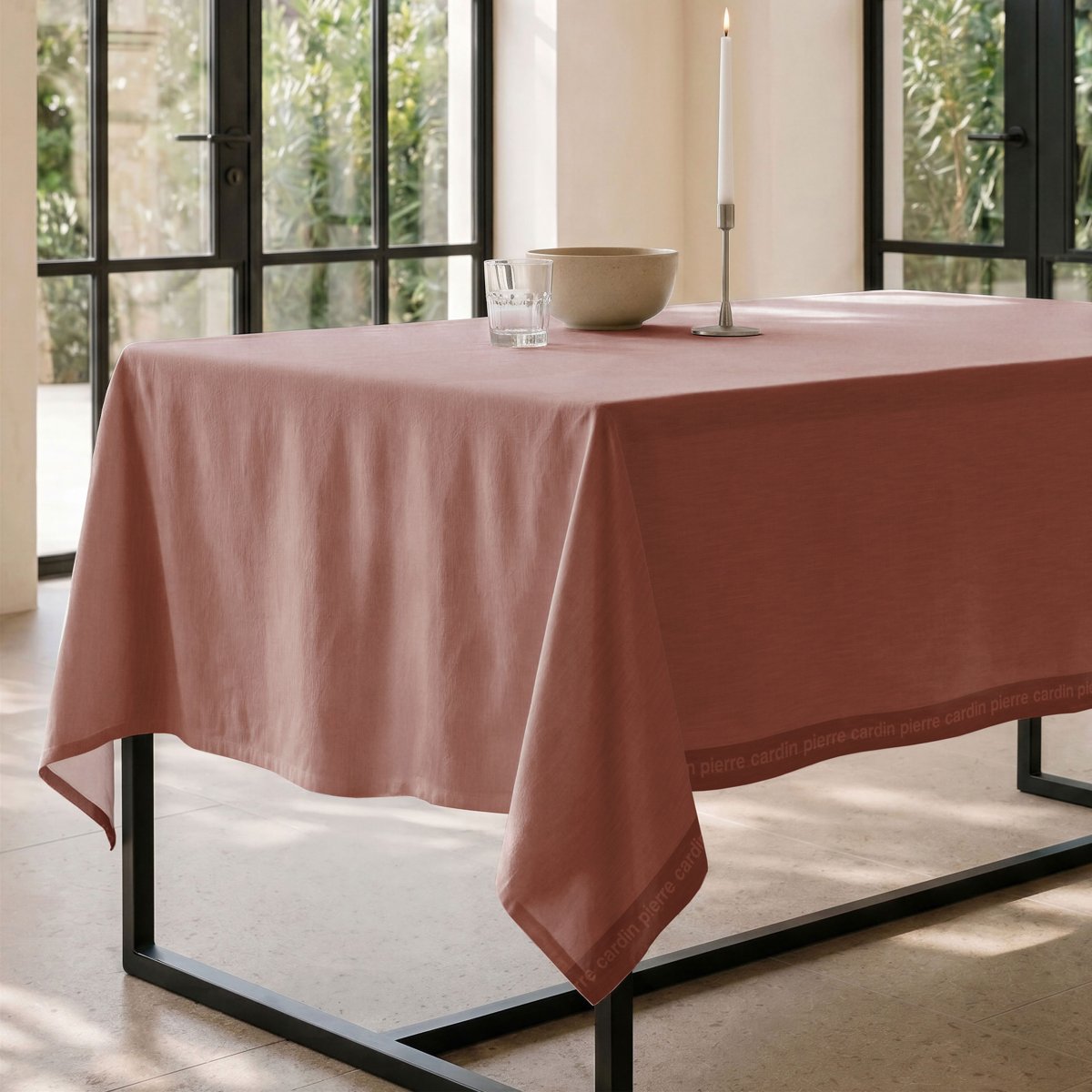 Mantel Antimanchas Essence Terracota · Pierre Cardin