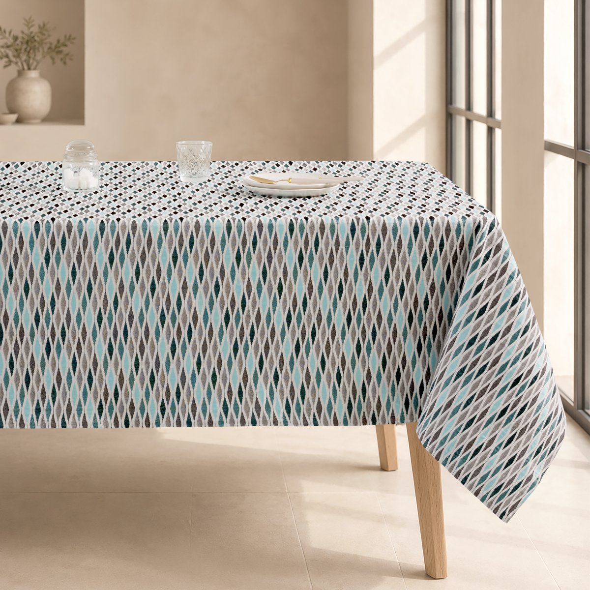 Mantel Jacquard Adeline Azul · Pierre Cardin