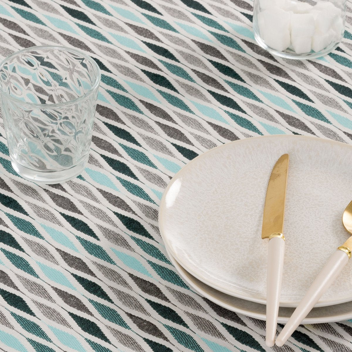 Mantel Jacquard Adeline Azul · Pierre Cardin
