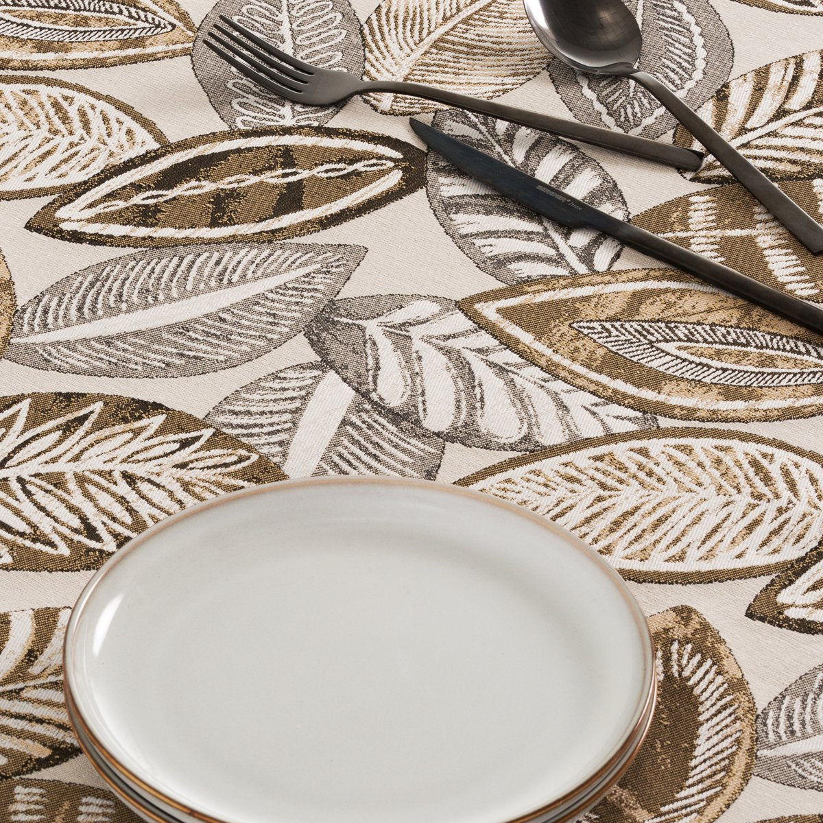 Mantel Jacquard Sirocco Beige · Pierre Cardin