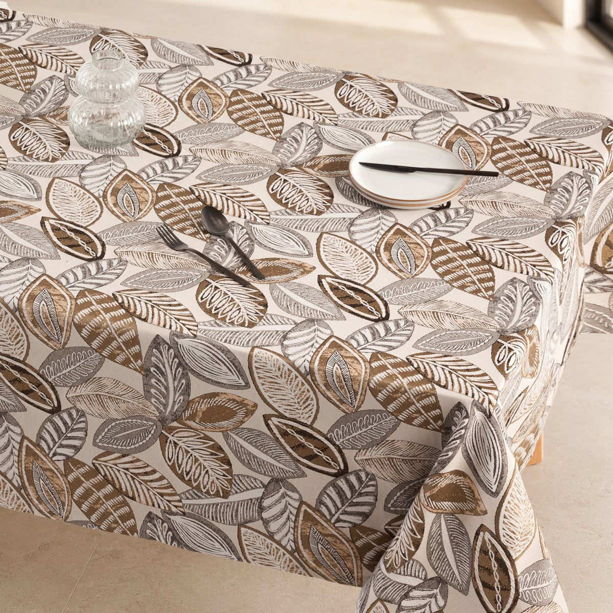 Mantel Jacquard Sirocco Beige · Pierre Cardin