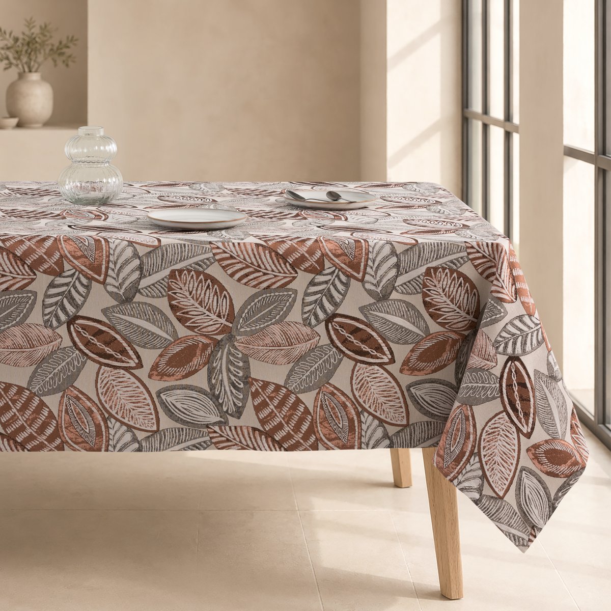 Mantel Jacquard Sirocco Teja · Pierre Cardin