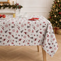 Mantel Navidad Jacquard Carmine Rojo · Pierre Cardin