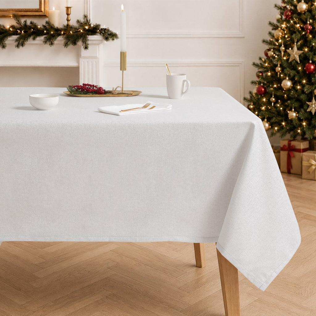 Mantel Navidad Jacquard Grenat Plata · Pierre Cardin