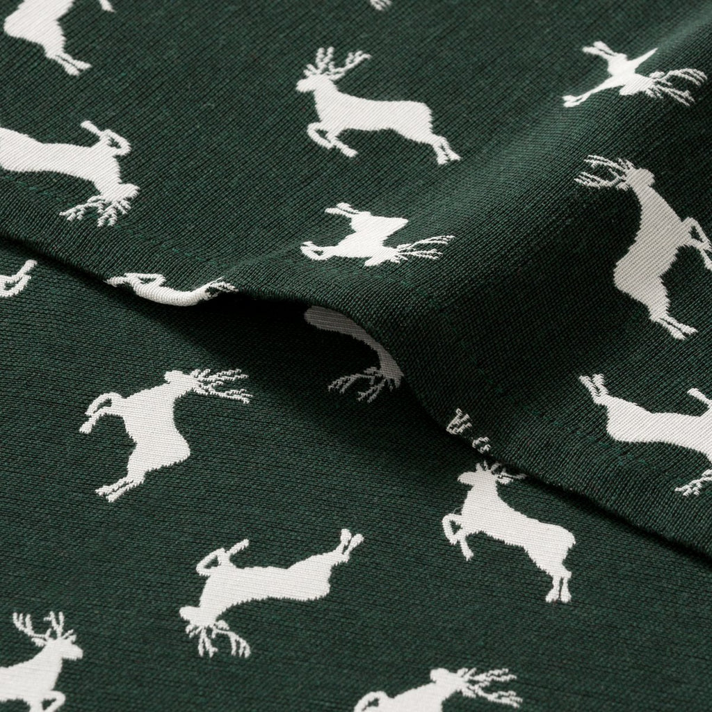 Mantel Navidad Jacquard Icewood Verde · Pierre Cardin