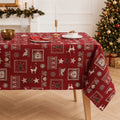 Mantel Navidad Jacquard Merlot Rojo · Pierre Cardin