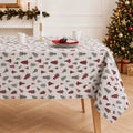 Mantel Navidad Jacquard Pinewood Rojo · Pierre Cardin