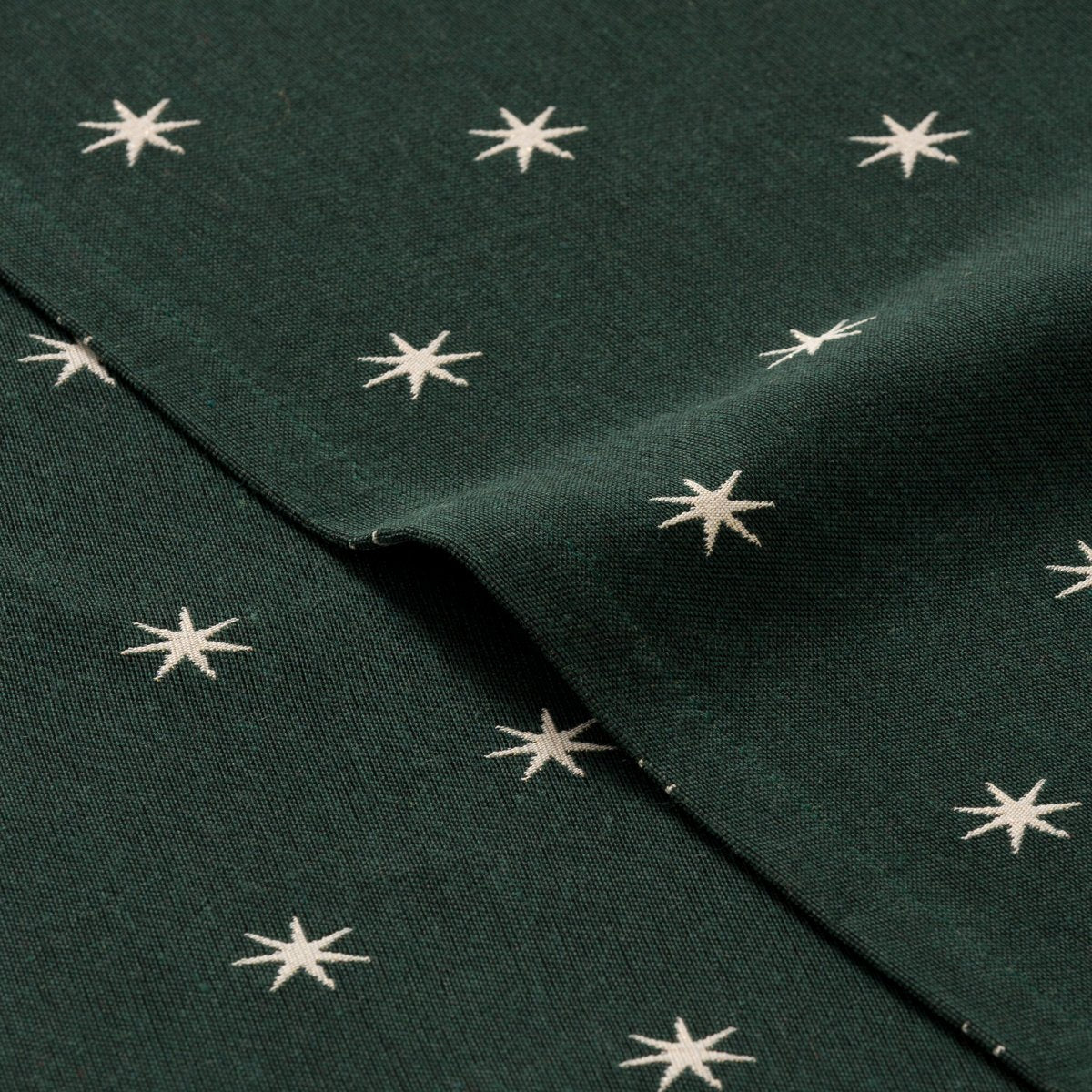 Mantel Navidad Jacquard Stellar Verde · Pierre Cardin