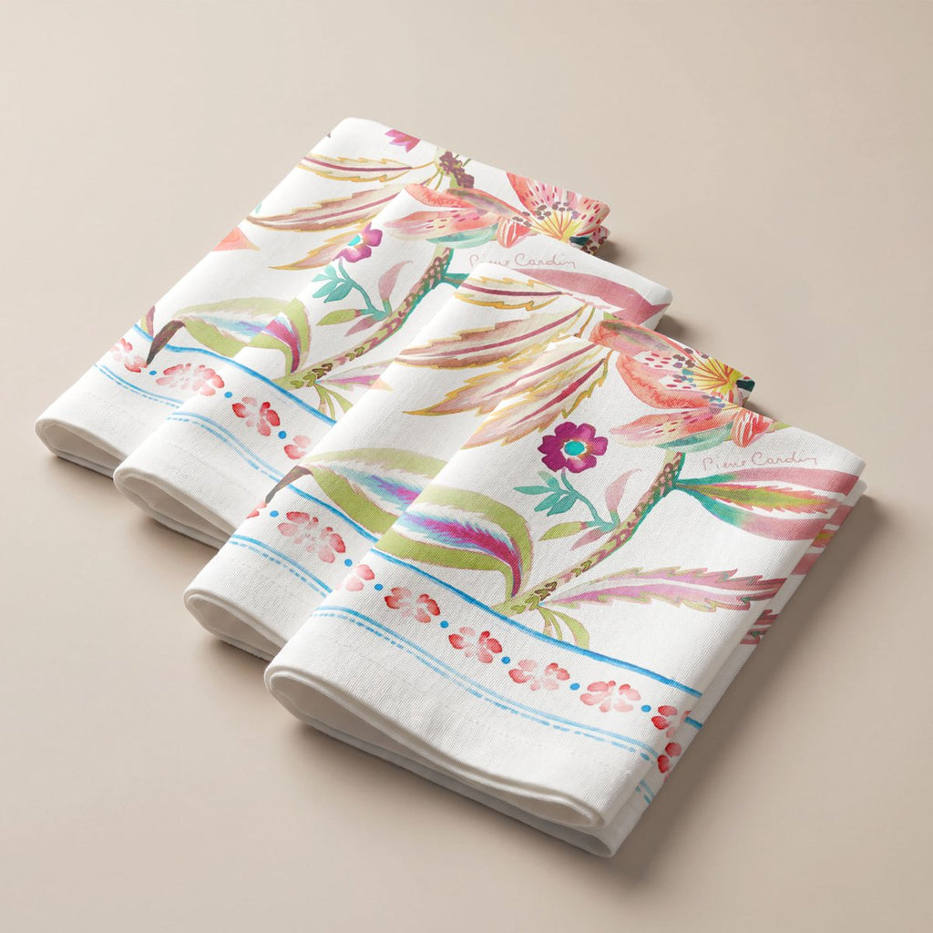 Pack 4 Servilletas Antimanchas Cecile Multicolor · Pierre Cardin