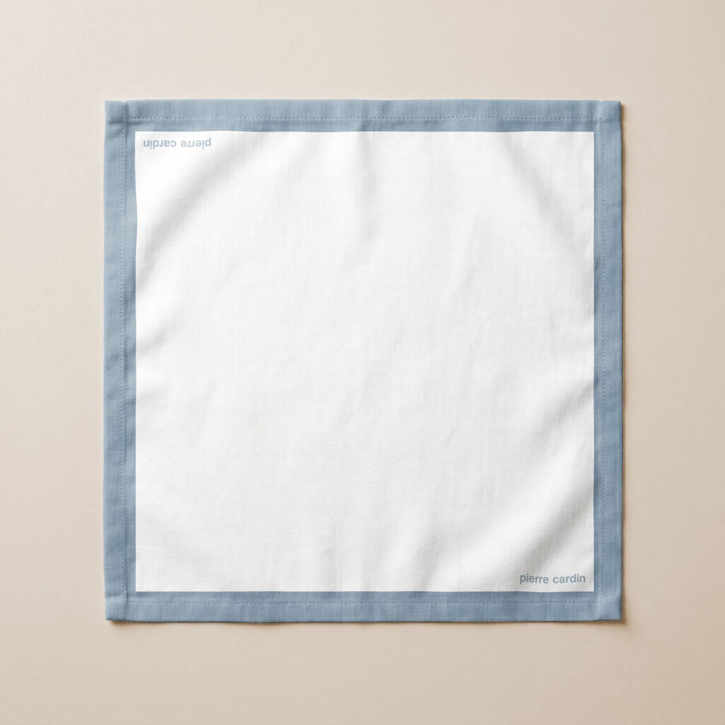 Pack 4 Servilletas Antimanchas Essence Azul · Pierre Cardin
