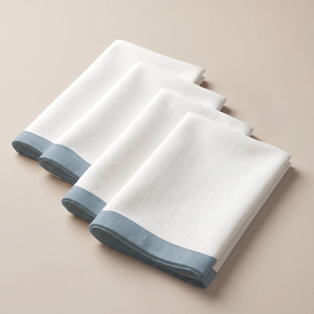 Pack 4 Servilletas Antimanchas Essence Azul · Pierre Cardin