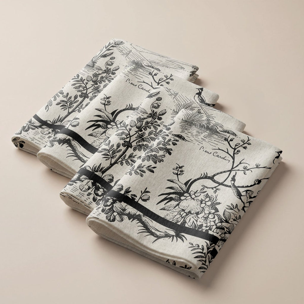 Pack 4 Servilletas Etoile Negro