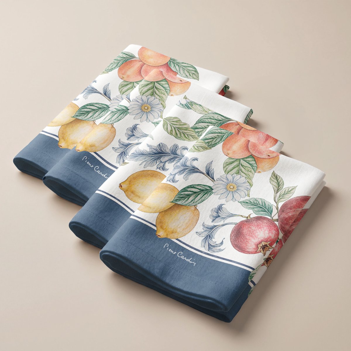 Pack 4 Servilletas Madeleine Multicolor