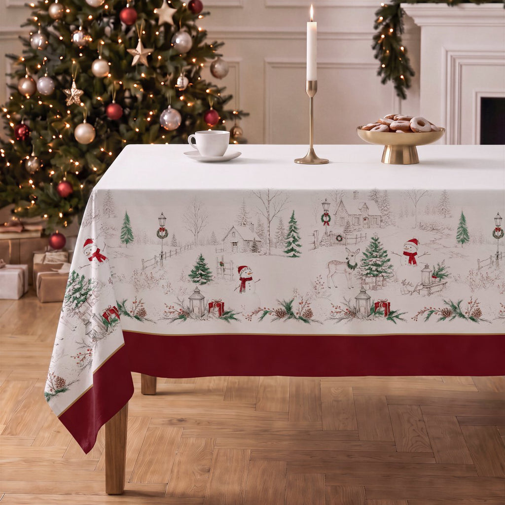 Mantel de Navidad Artico Red · Pierre Cardin