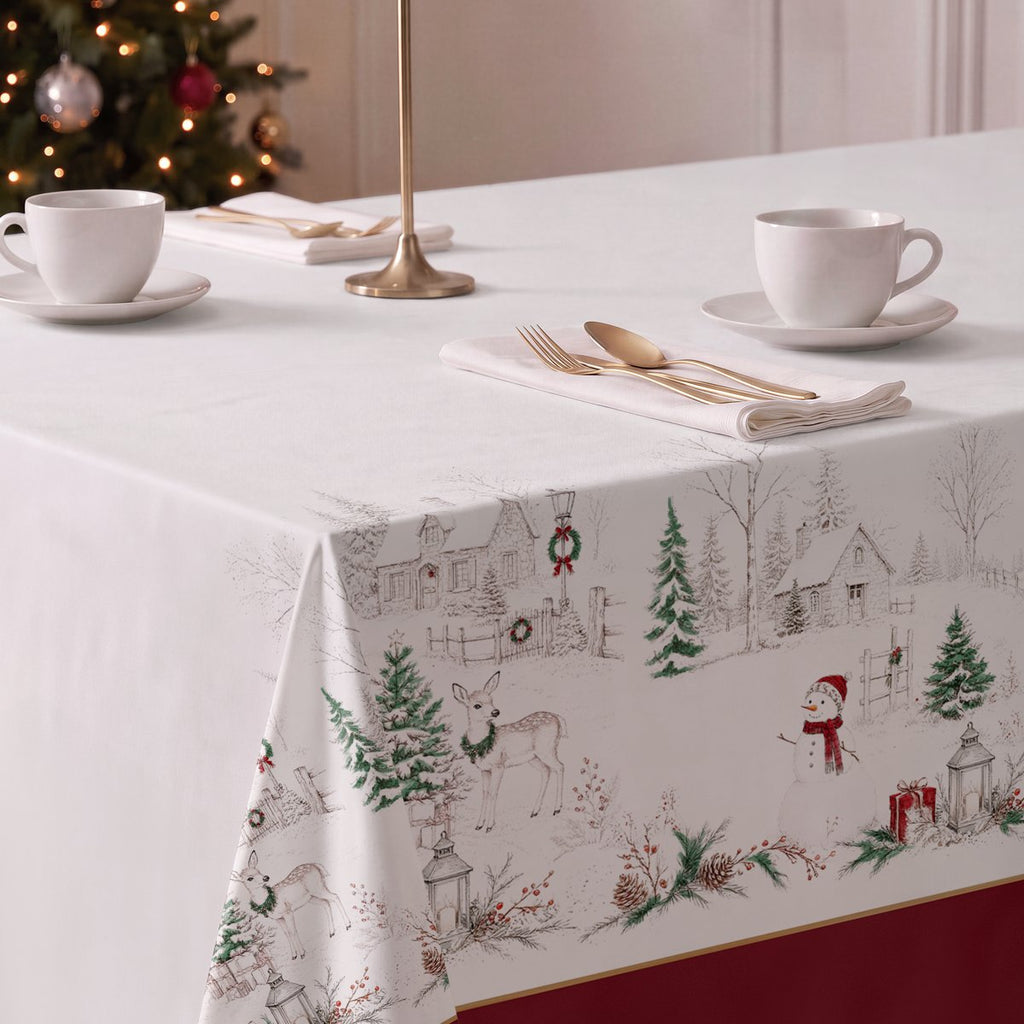 Mantel de Navidad Artico Red · Pierre Cardin
