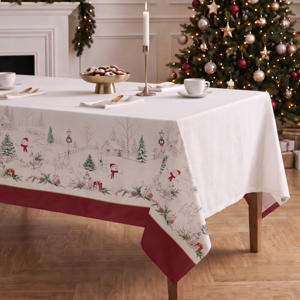 Mantel de Navidad Artico Red · Pierre Cardin